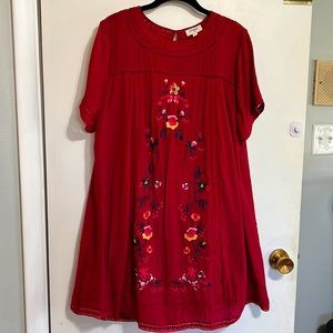 Umgee Boho Babydoll Dress